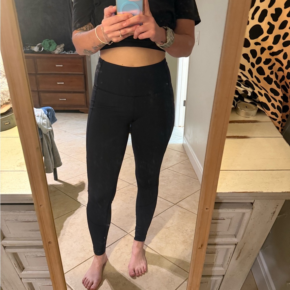 Navy High-Waisted Lululemon Leggings